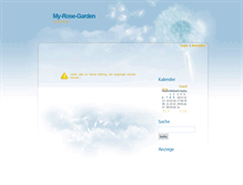 Tablet Screenshot of my-rose-garden.blogieren.com